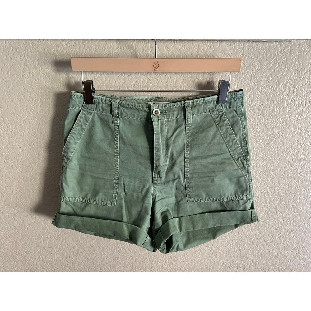 Madewell The Perfect Vintage Fatigue Short in Palm Tree Green 26